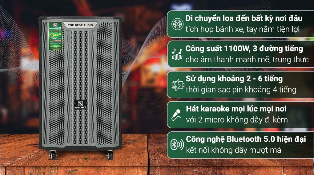 Khuyến Mãi và Ưu Đãi Mua Loa Kéo Nanomax X2000