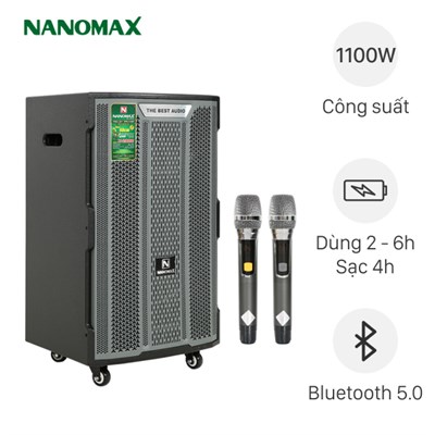 Loa kéo karaoke Nanomax X-2000 1100W