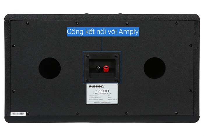 Cặp loa karaoke Paramax Z-1500 800W Màu Đen
