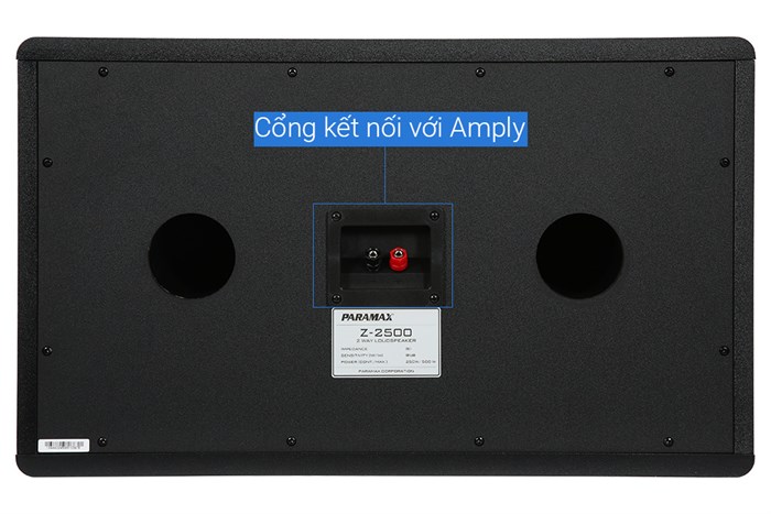 Cặp loa karaoke Paramax Z-2500 1000W Màu Đen