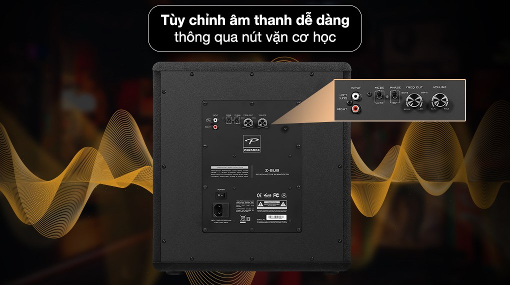 Loa siêu trầm Paramax Z-SUB 600W