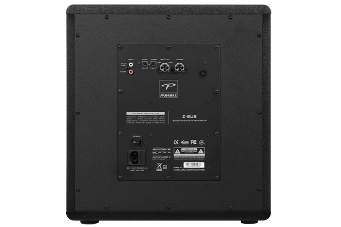 Loa siêu trầm Paramax Z-SUB 600W Màu Đen