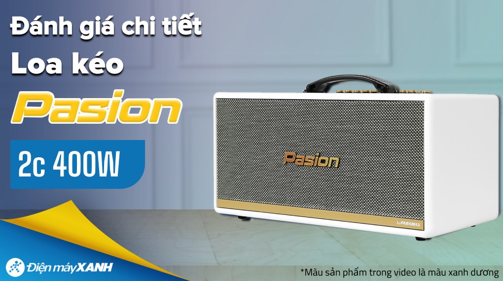 Loa karaoke xách tay PASION 2c White 400W