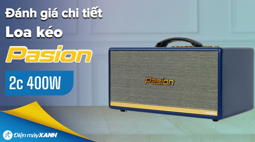 Loa karaoke xách tay PASION 2c Blue 400W