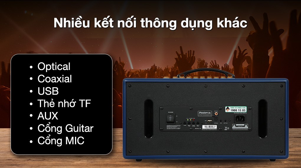 Loa karaoke xách tay PASION 2c Blue 400W