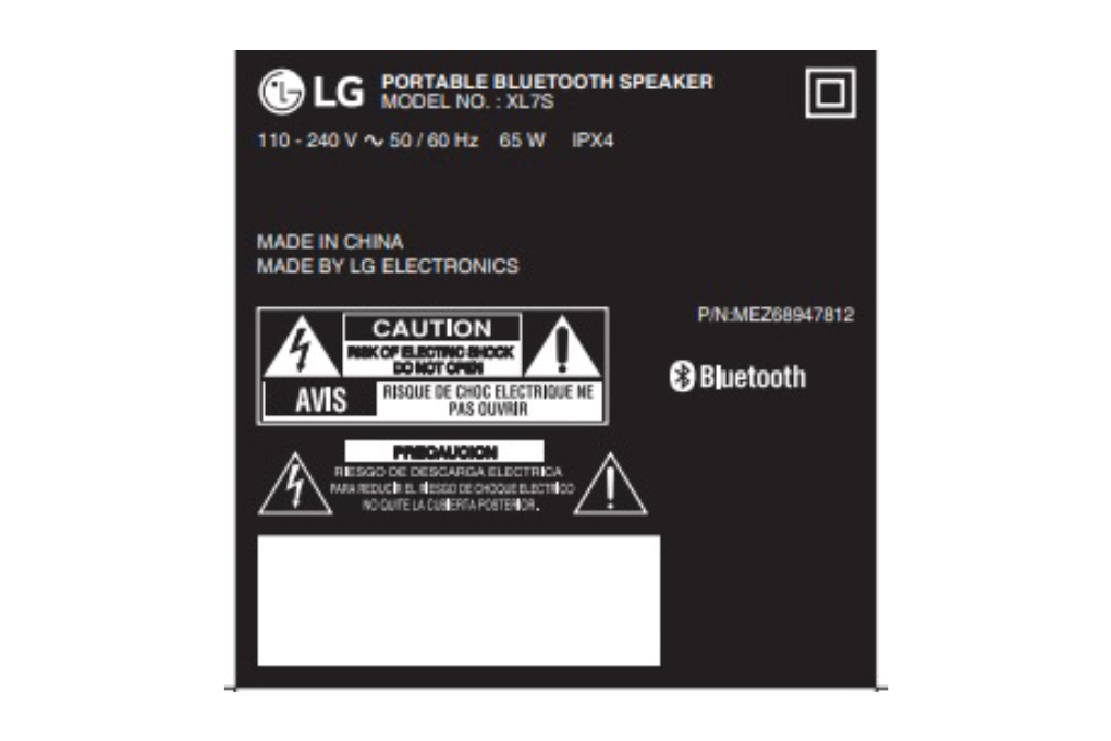 Loa kéo karaoke LG Xboom XL7S 250W Màu Đen