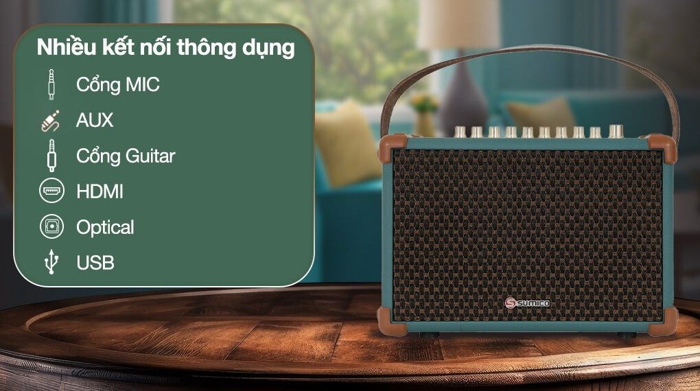 Loa karaoke xách tay Sumico BELLA 42 Blue 100W