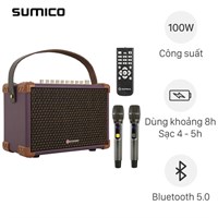 Loa karaoke xách tay Sumico BELLA 42 Purple 100W