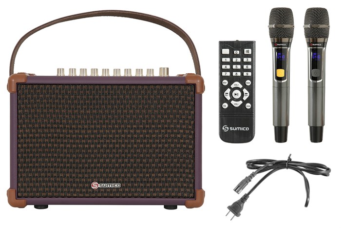 Loa karaoke xách tay Sumico BELLA 42 Purple 100W Màu Tím