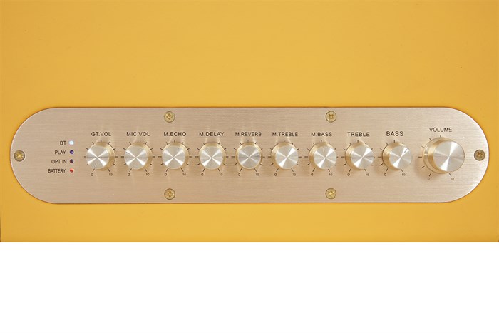 Loa karaoke xách tay Sumico BELLA 42 Yellow 100W Màu Vàng