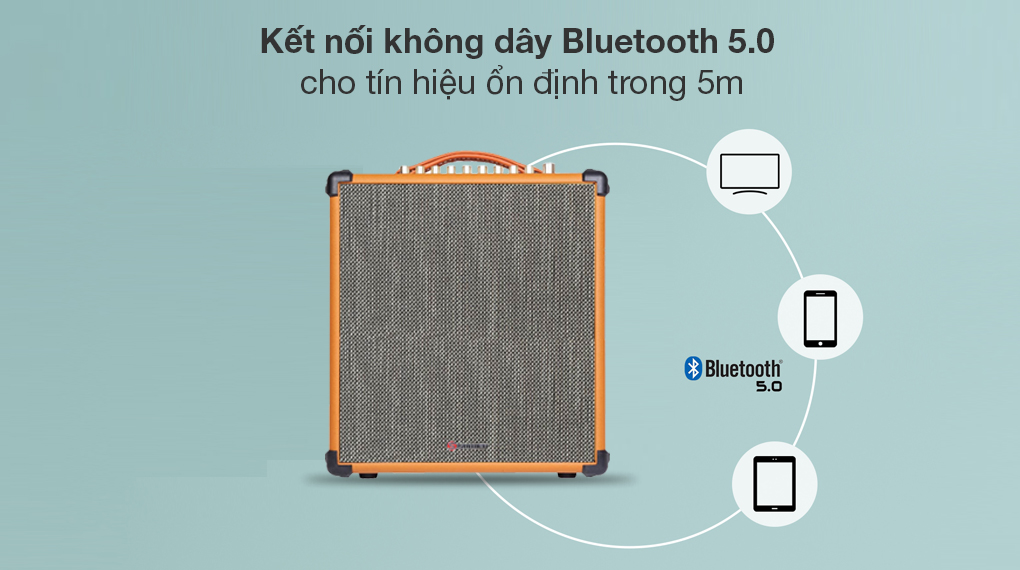 Loa karaoke xách tay Sumico MSP10A 100W - Kết nối