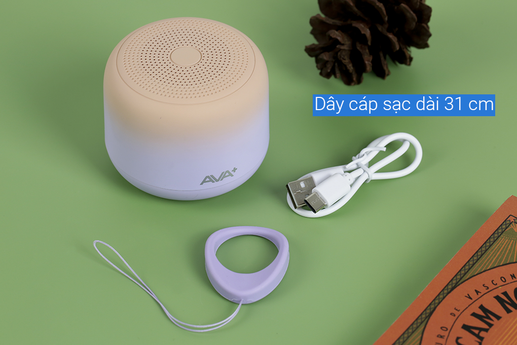 Loa Bluetooth AVA+ MiniPod Y23 Màu Hồng - Tím