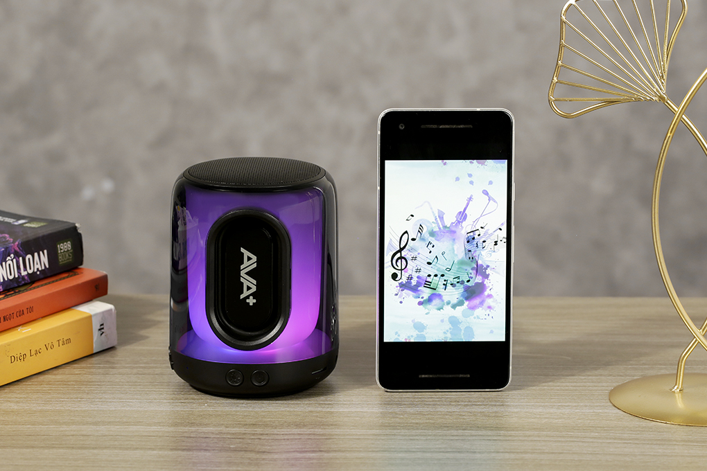 Loa Bluetooth AVA+ Led K09 Màu Đen