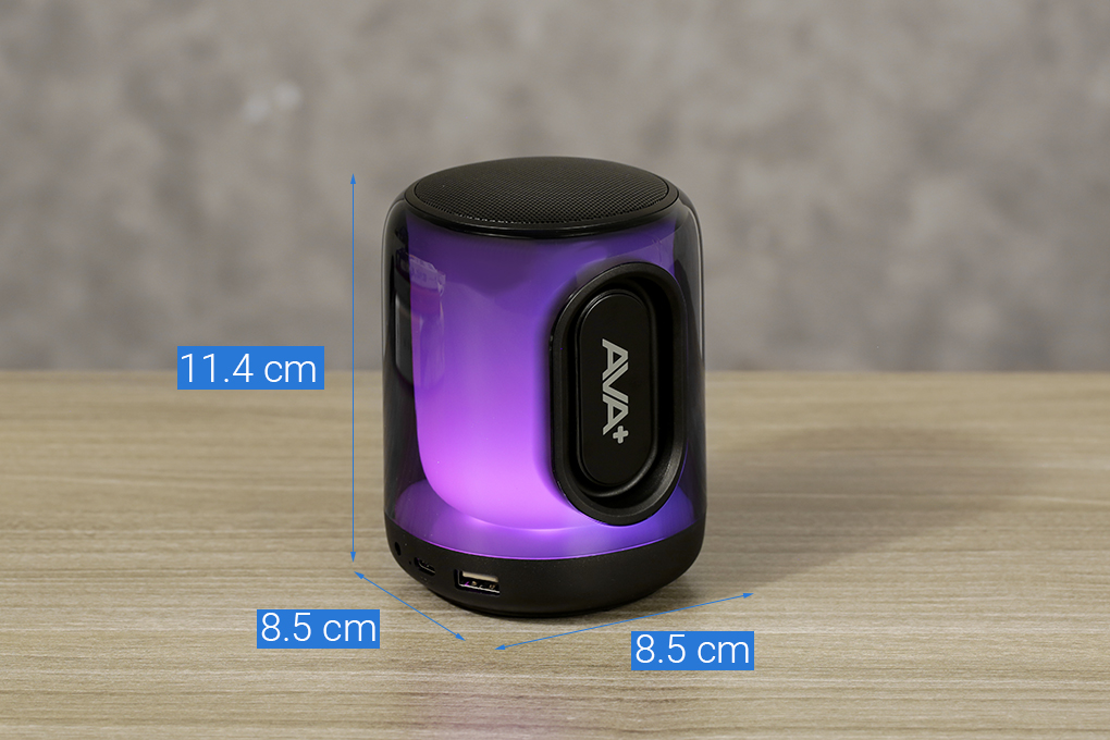 Loa Bluetooth AVA+ Led K09 Màu Đen