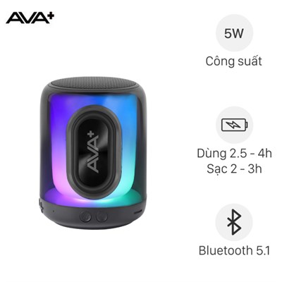 Loa Bluetooth AVA+ Led K09