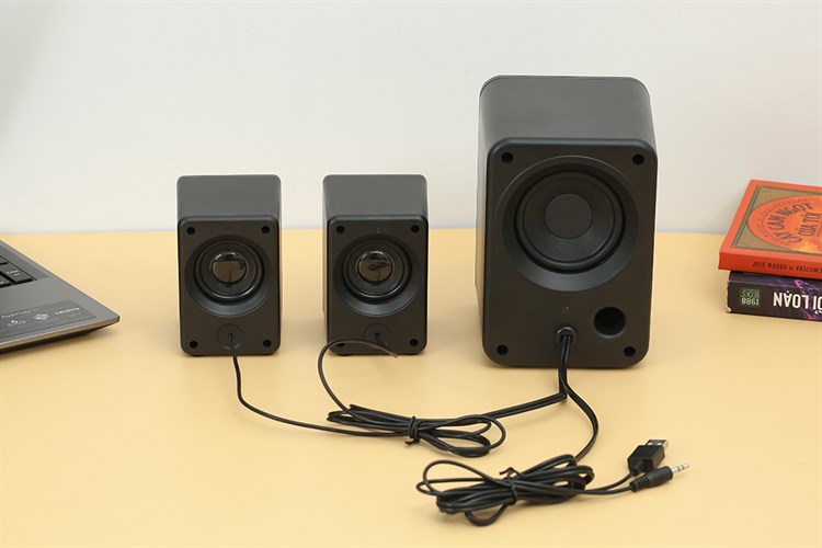 Loa vi tính 2.1 AVA+ Led Mini N171 Màu Đen