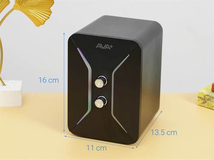 Loa vi tính 2.1 AVA+ Led Mini N171 Màu Đen