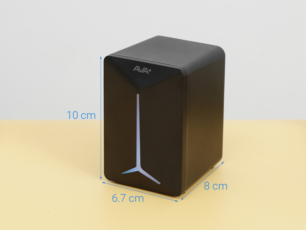 Loa vi tính 2.1 AVA+ Led Mini N171 Màu Đen