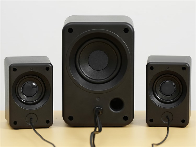 Loa vi tính 2.1 AVA+ Led Mini N171 Màu Đen