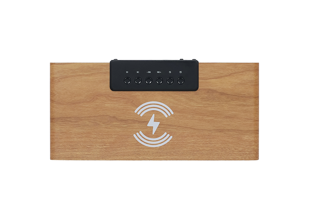 Loa Bluetooth Rezo Wooden Box Màu Nâu