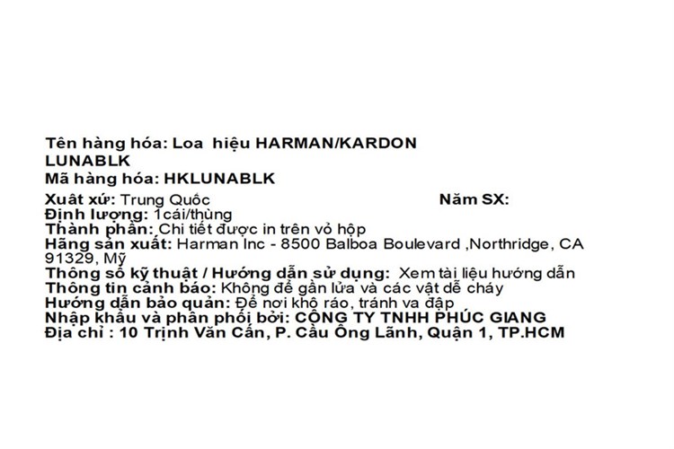 Loa Bluetooth Harman Kardon Luna Màu Xám