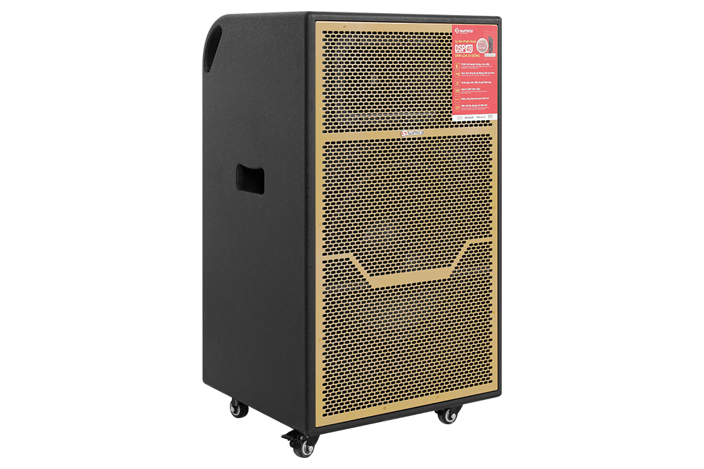 Loa kéo karaoke Sumico DSP40 350W Màu Đen - Vàng
