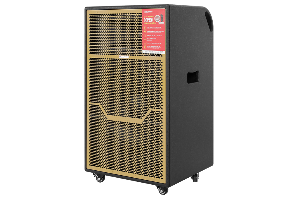 Loa kéo karaoke Sumico DSP40 350W Màu Đen - Vàng