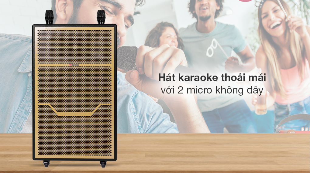 Loa kéo karaoke Sumico DSP40 600W - Tiện ích