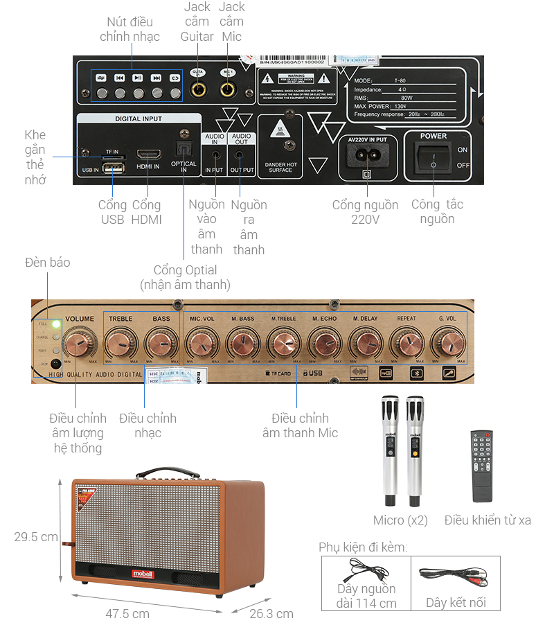 Loa karaoke Mobell MK - 4960A