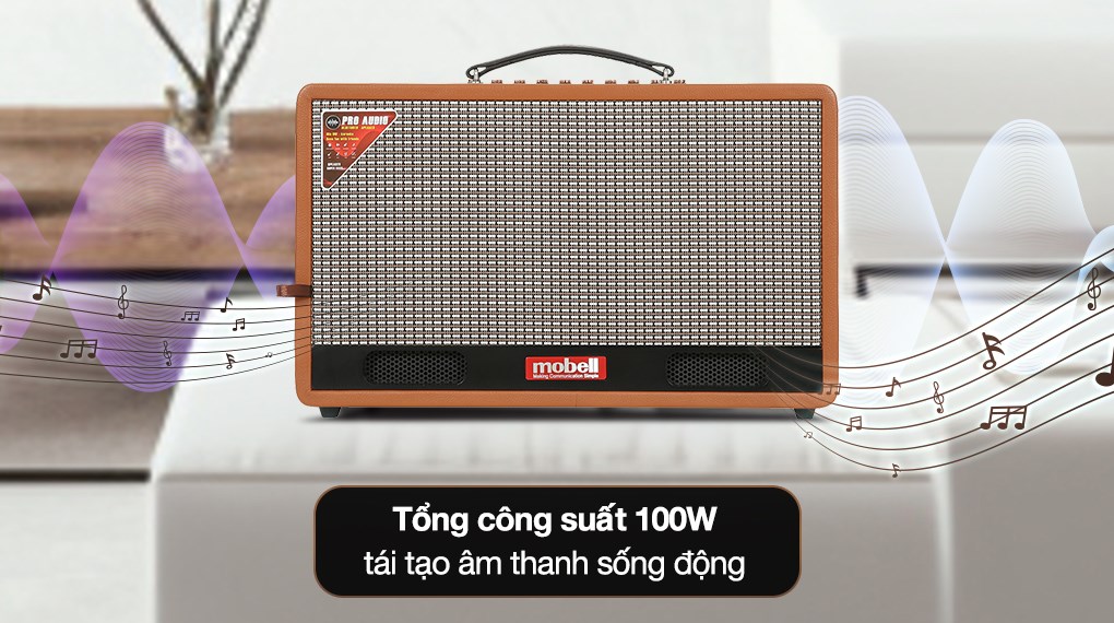 Loa karaoke xách tay Mobell MK-4960A 100W
