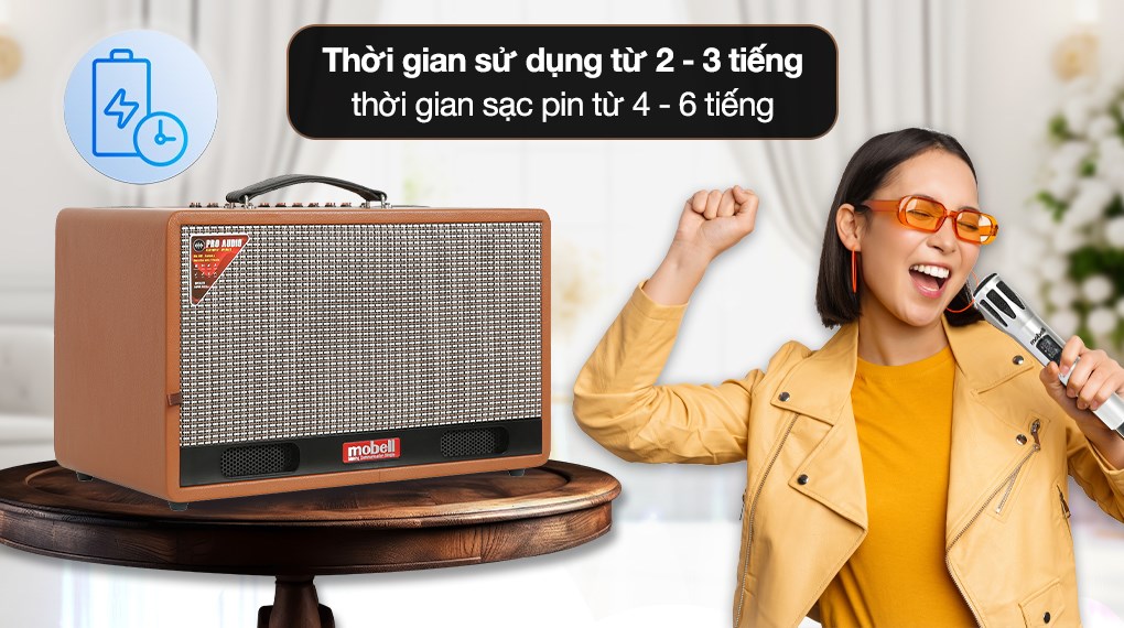 Loa karaoke xách tay Mobell MK-4960A 100W