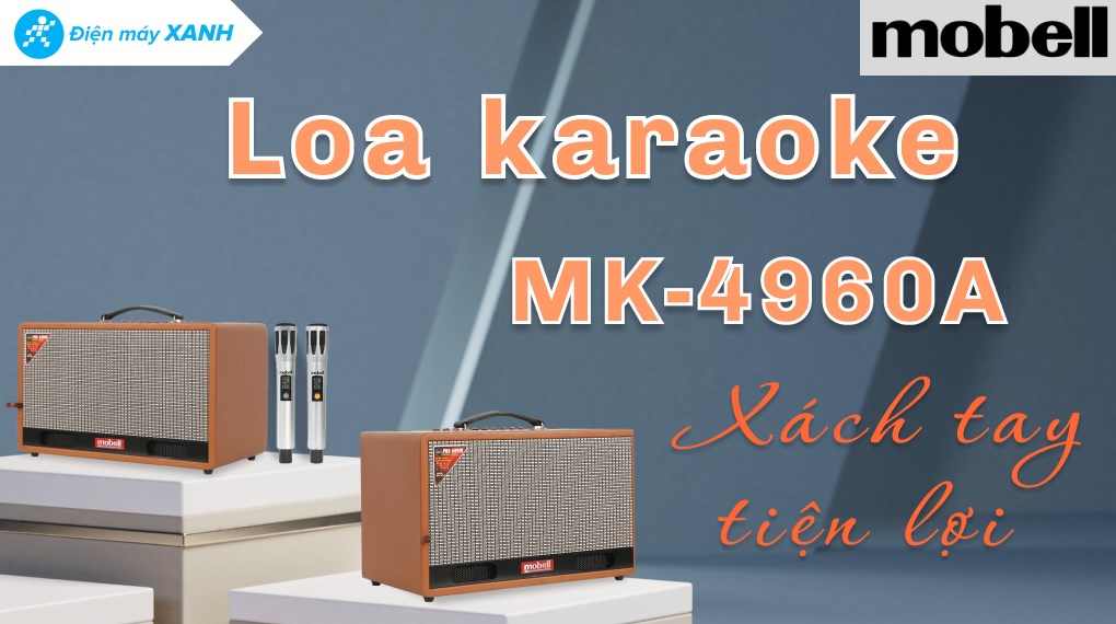 Loa karaoke xách tay Mobell MK-4960A 100W