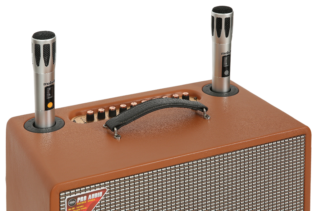 Loa karaoke xách tay Mobell MK-4960A 100W Màu Nâu
