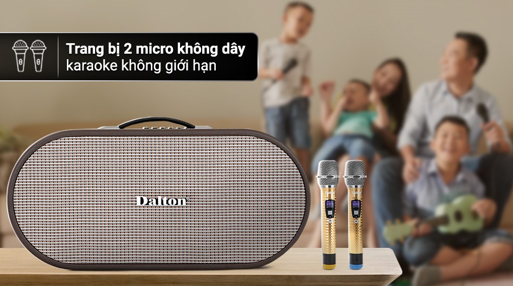 Loa karaoke xách tay Dalton K220C 750W