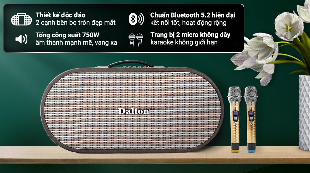 Loa karaoke xách tay Dalton K220C 750W - giá tốt, chính hãng, có ...