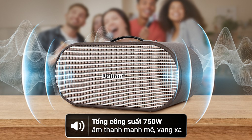 Loa karaoke xách tay Dalton K220C 750W