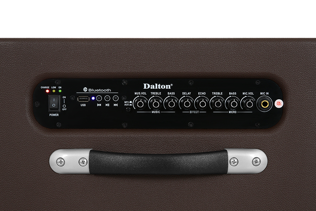 Loa karaoke xách tay Dalton K220C 750W Màu Nâu