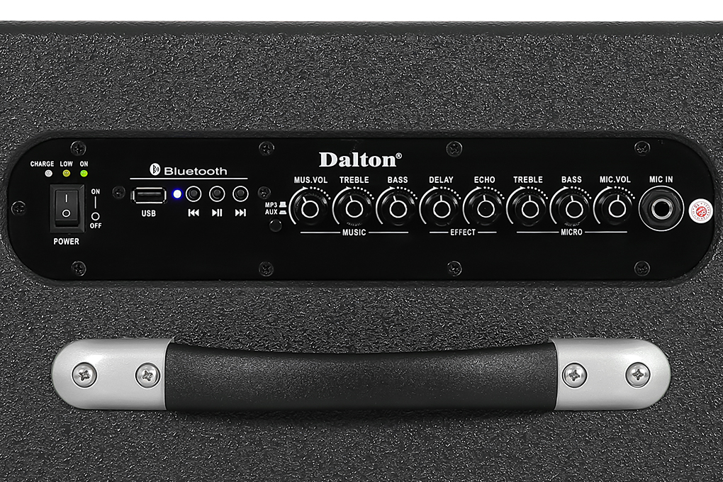 Loa karaoke xách tay Dalton K225H 900W Màu Đen