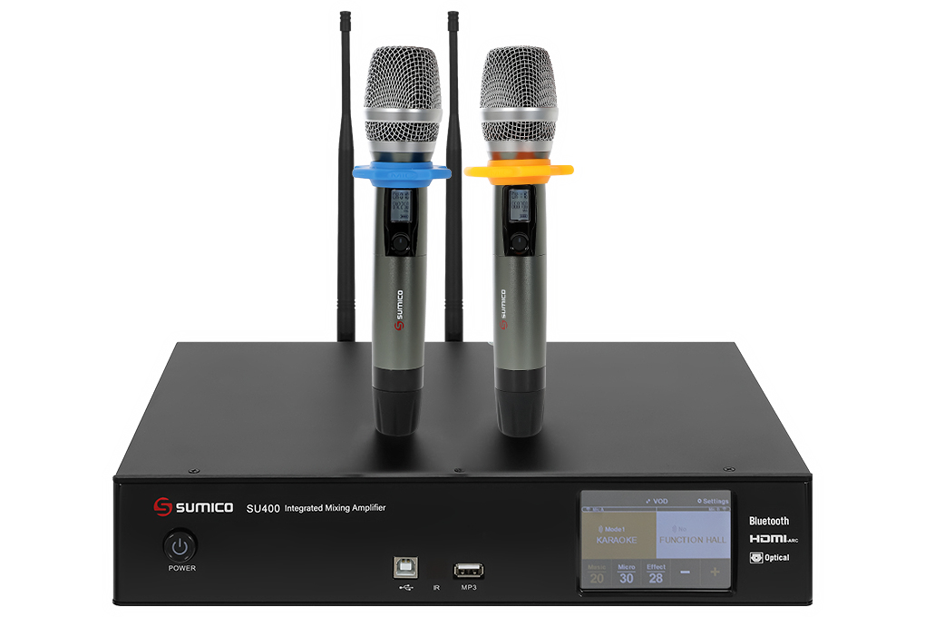 Amply Karaoke Sumico SU400 800W Màu Đen