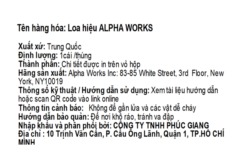 Loa Bluetooth Alpha Works AW-W38 Màu Trắng