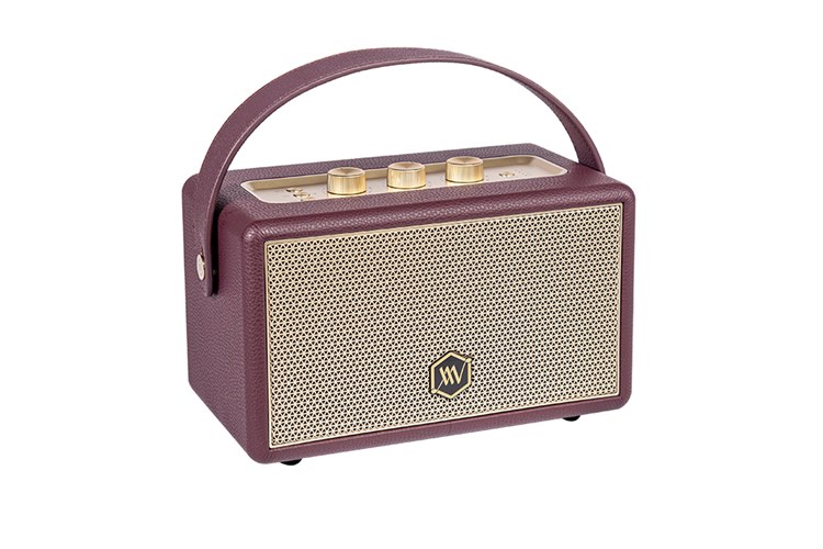 Loa Bluetooth Alpha Works AW-W88 Màu Đỏ đô