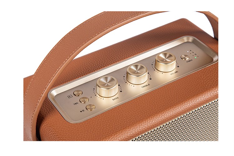 Loa Bluetooth Alpha Works AW-W88 Màu Nâu