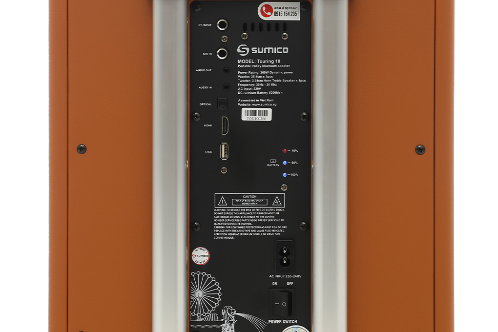 Loa kéo Sumico Touring 10 200W - 9
