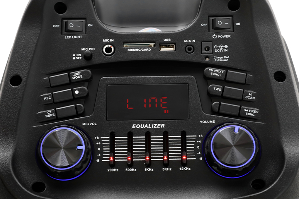 Loa kéo Karaoke Sumico SU802 100W Màu Đen