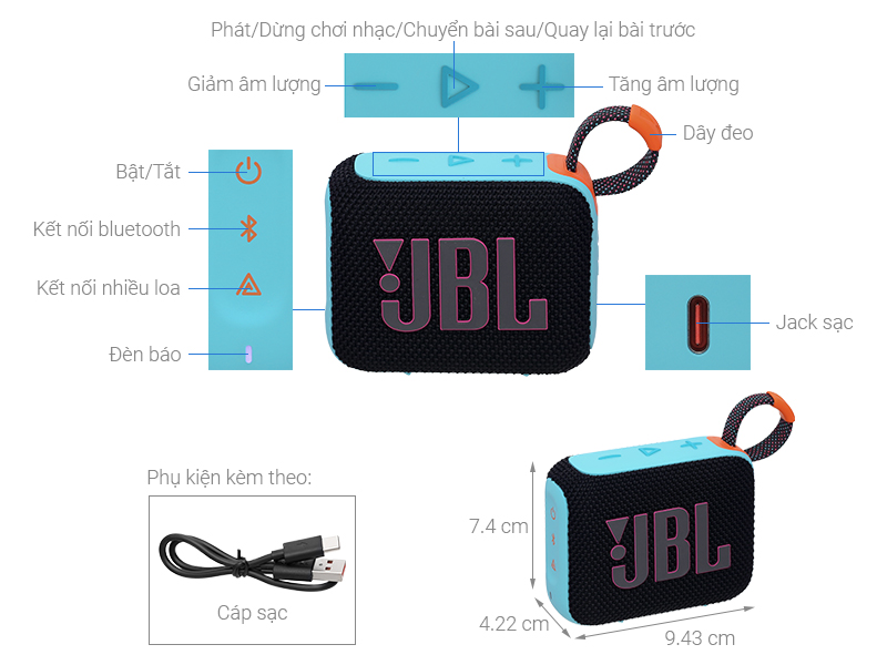 Loa Bluetooth JBL Go 4