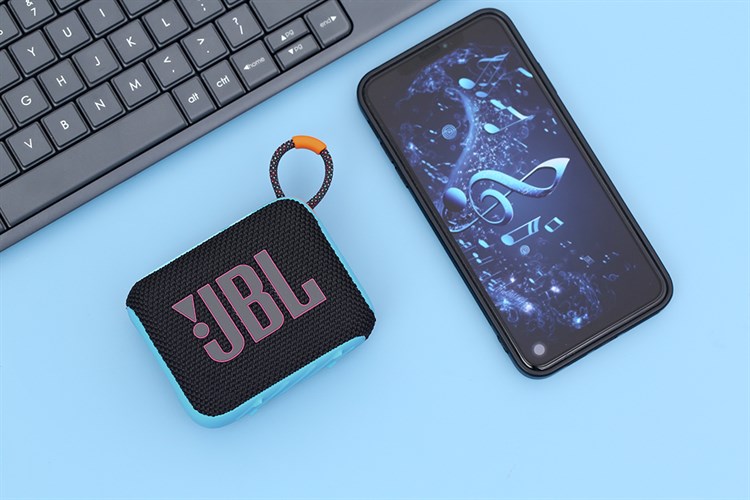 Loa Bluetooth JBL Go 4 Màu Đen - Cam