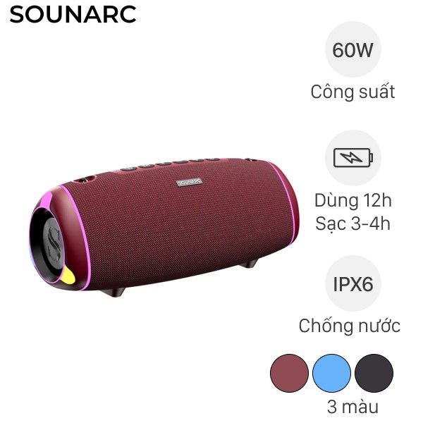 Loa Bluetooth Sounarc R2 Portable Speaker