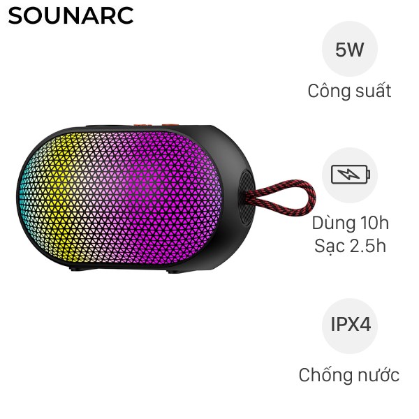 Loa Bluetooth Sounarc Xr3 Portable Speaker