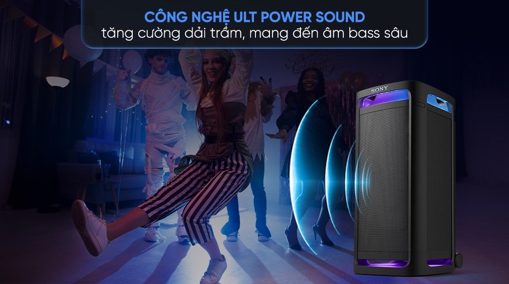 Loa kéo karaoke Sony ULT Tower 9 SRS-ULT900/CSP6 800W