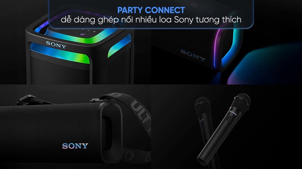 Loa kéo karaoke Sony ULT Tower 9 SRS-ULT900/CSP6 800W